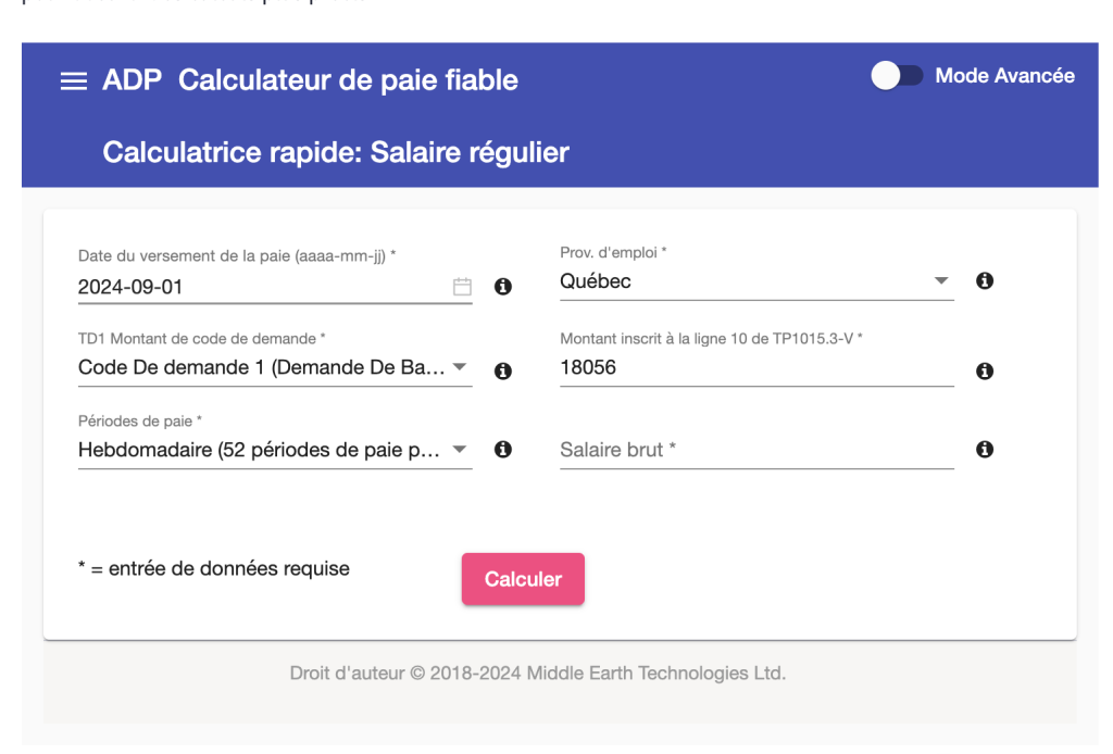 ADP: outil gratuit pour la paie